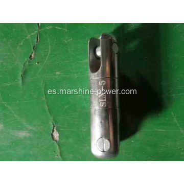 Conector de junta giratoria para tirar de la cuerda de alambre